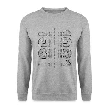 Finest Millésime 1981 Année de naissance 1981 Anniversaire - Sweat-shirt Unisexe - gris chiné - Devant - Alina (178cm) & Michal (187cm)