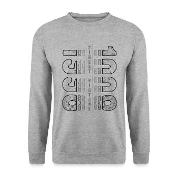 Finest Millésime 1998 Année de naissance 1998 Anniversaire - Sweat-shirt Unisexe - gris chiné - Devant - Alina (178cm) & Michal (187cm)