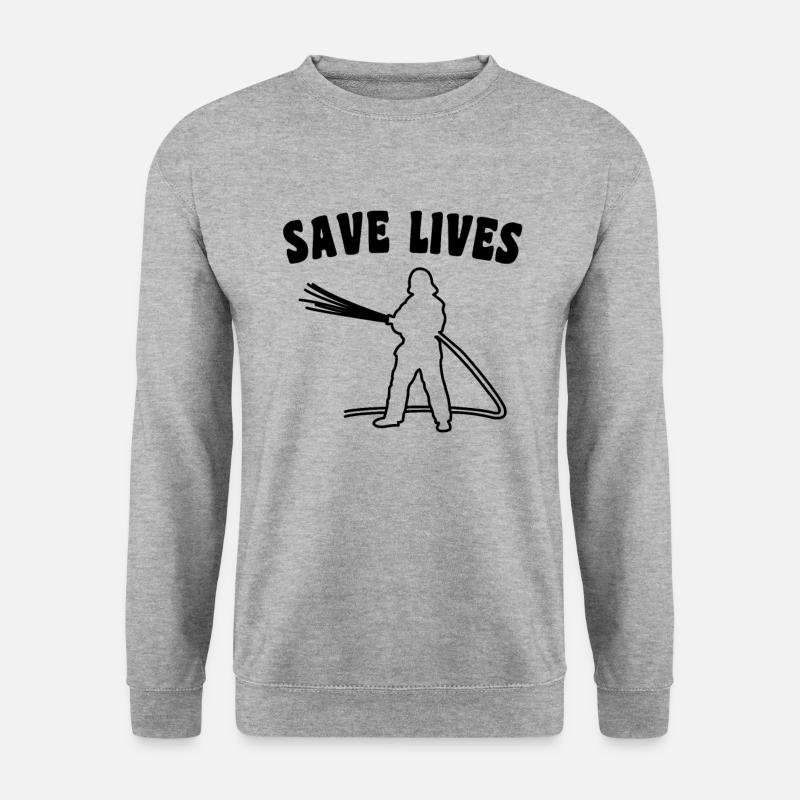 Fire brigade slogan - Unisex Sweatshirt - salt & pepper