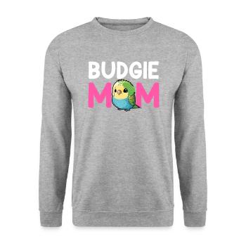 Perruche perruche, perruche - Sweat-shirt Unisexe - gris chiné - Devant - Alina (178cm) & Michal (187cm)