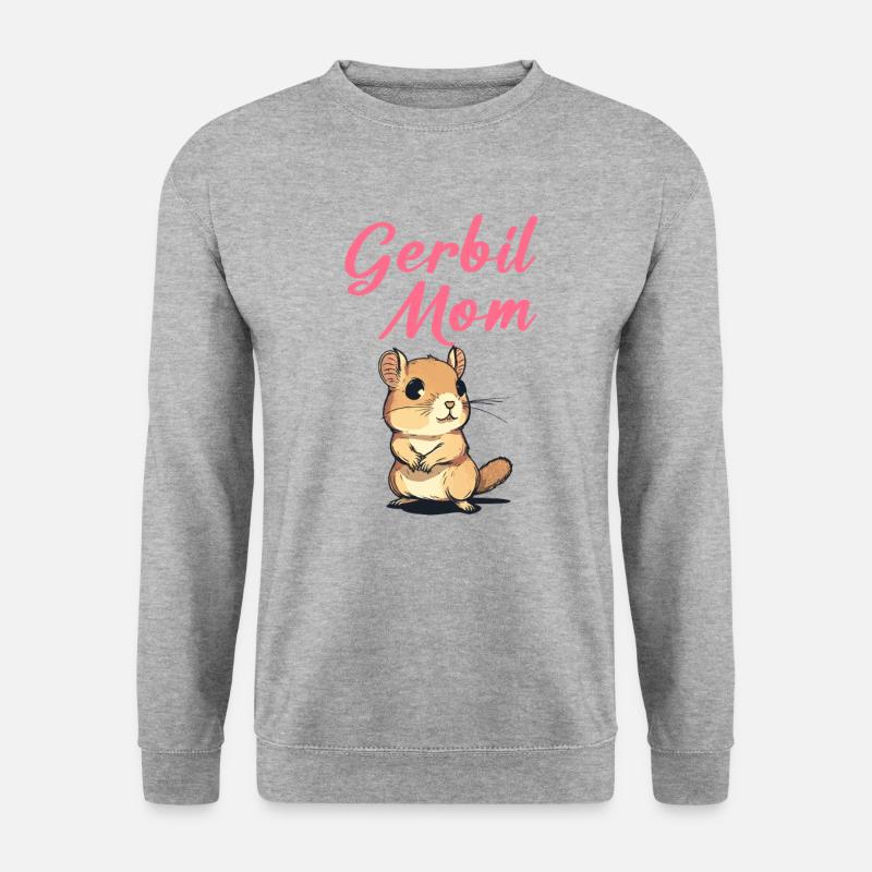 Gerbil mom, gerbil - Unisex Sweatshirt - salt & pepper