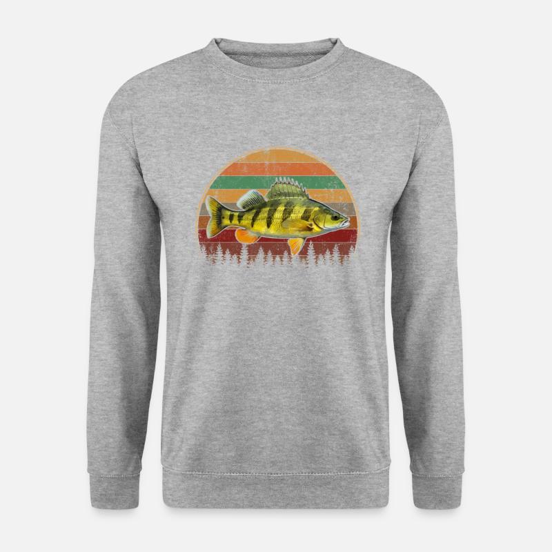 Yellow Perch - Unisex Pullover - Weißgrau meliert