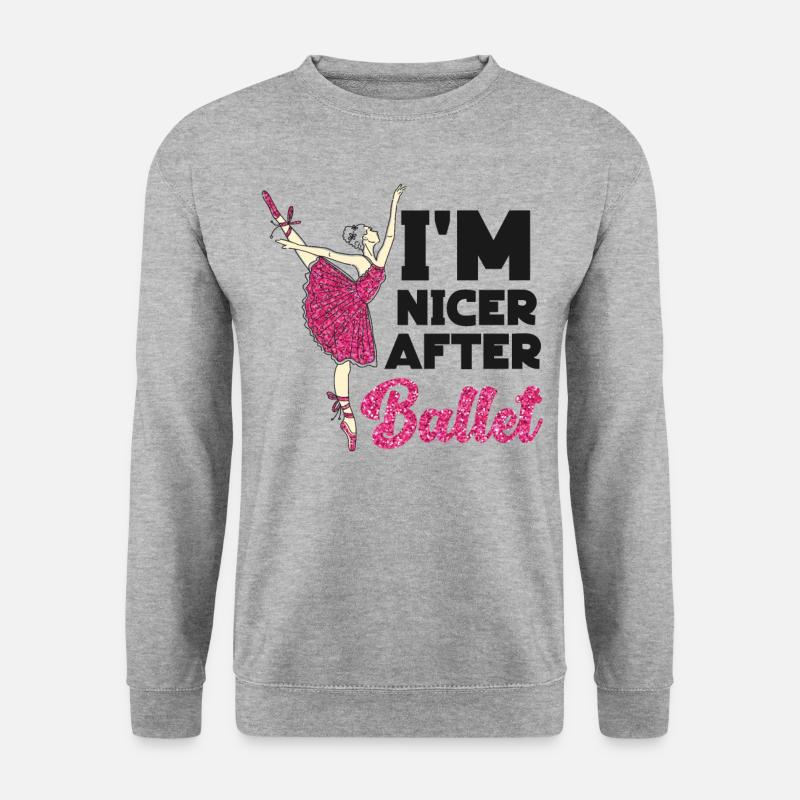 Ballet Danseuse Danse Ballerine - Sweat-shirt Unisexe - gris chiné