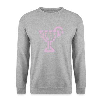 Malle filles - Sweat-shirt Unisexe - gris chiné - Devant - Alina (178cm) & Michal (187cm)