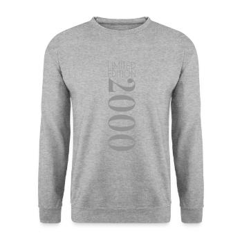 Limited Edition 2000 - Unisex Sweatshirt - salt & pepper - Front - Alina (178cm) & Michal (187cm)