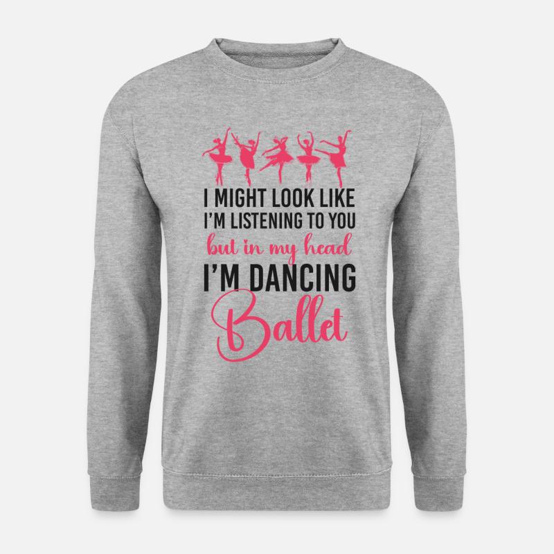 Ballet Danseuse Danse Ballerine - Sweat-shirt Unisexe - gris chiné