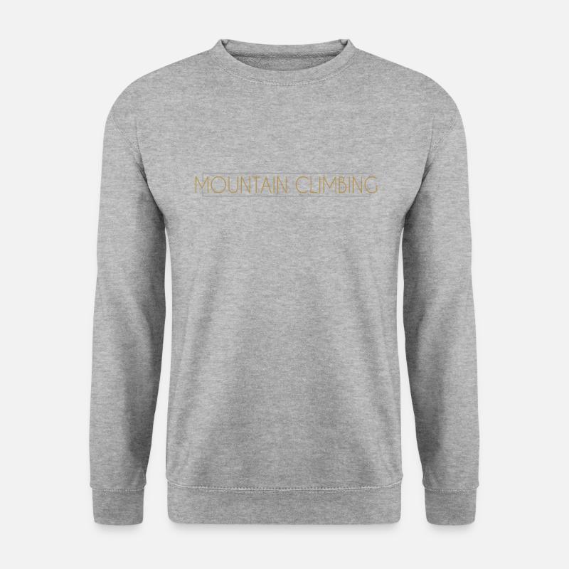 Mountaineering lettering - Unisex Sweatshirt - salt & pepper