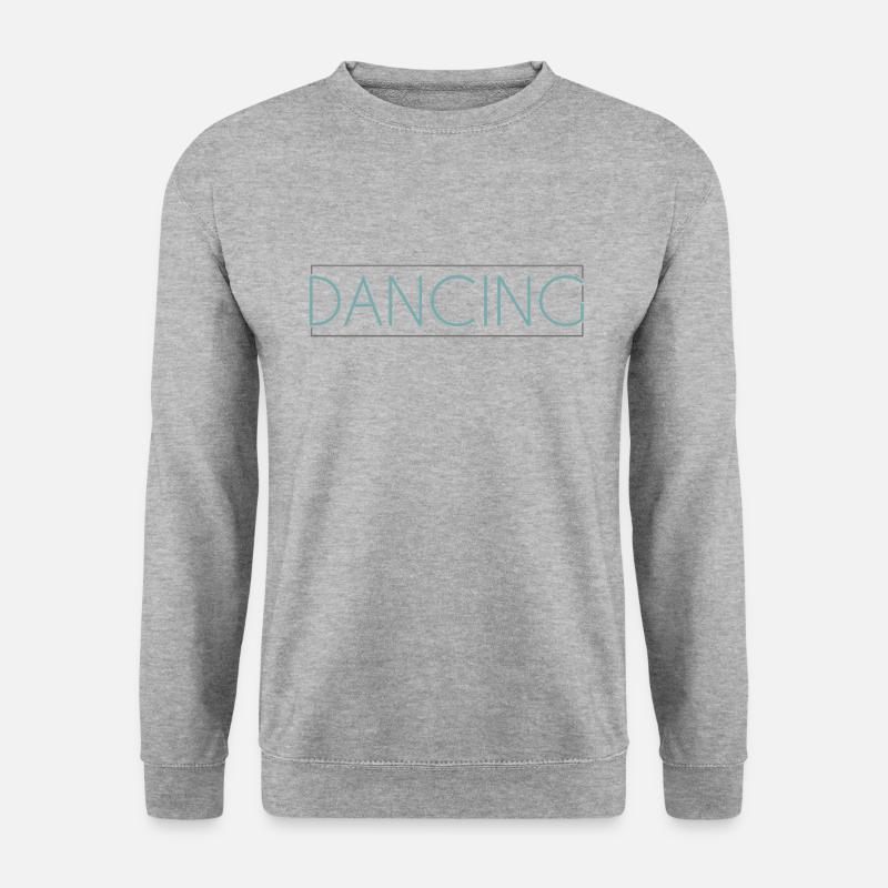 tanzen Schriftzug - Unisex Pullover - Weißgrau meliert