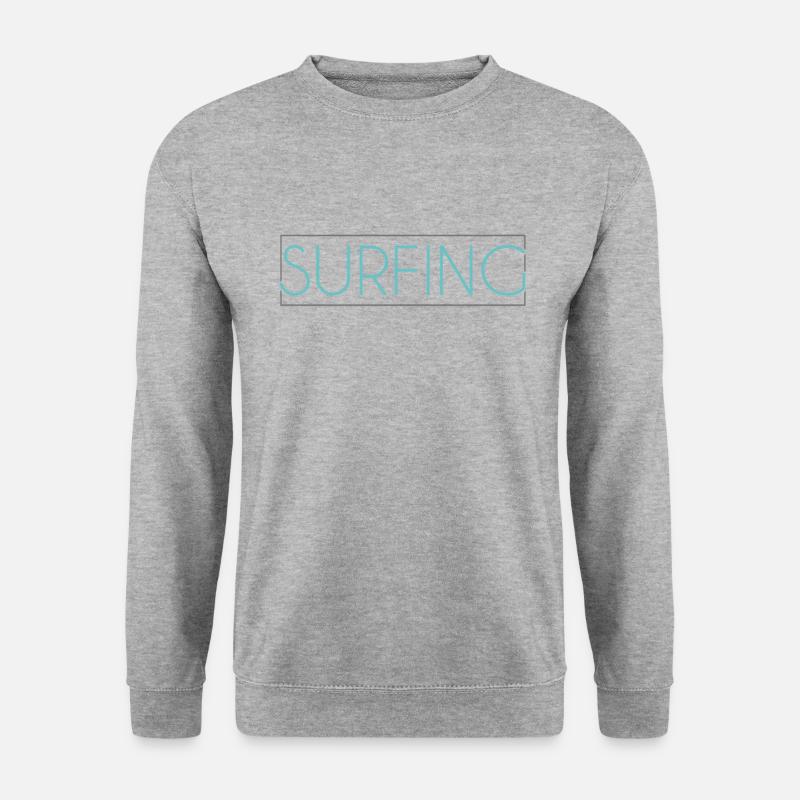 Surfing lettering - Unisex Sweatshirt - salt & pepper