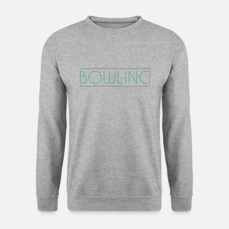Bowling lettering - Unisex Sweatshirt - salt & pepper