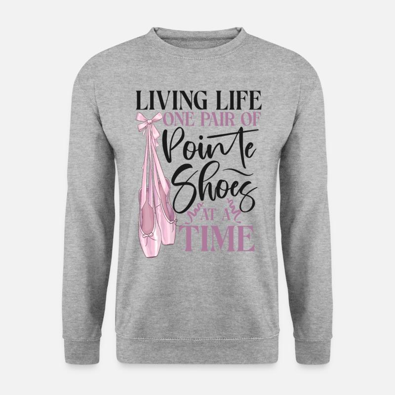 Ballet Danseuse Danse Ballerine - Sweat-shirt Unisexe - gris chiné