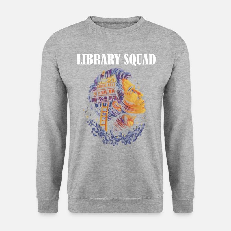 Library Squad - Unisex Sweatshirt - salt & pepper