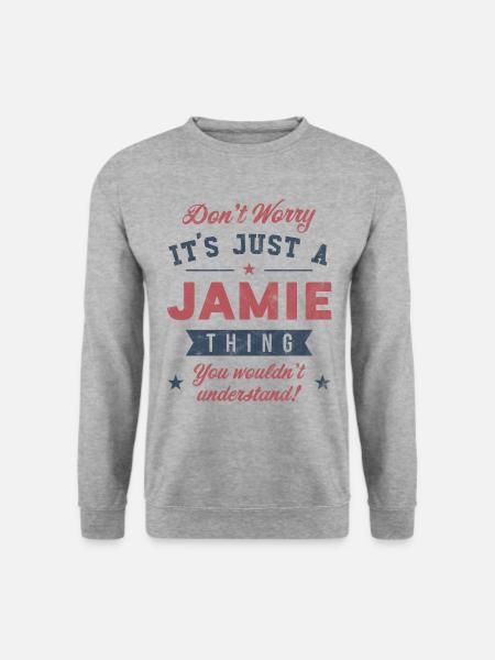 Its a Jamie thing - Unisex Sweatshirt - salt & pepper