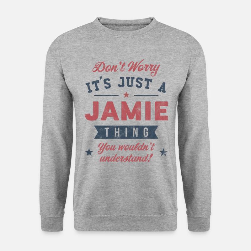 Its a Jamie thing - Unisex Sweatshirt - salt & pepper