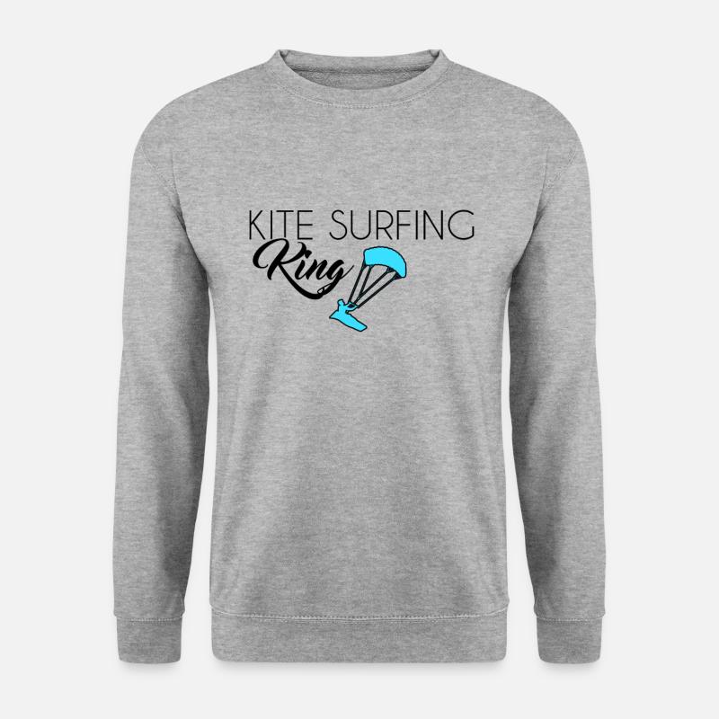 Roi du kite surf - Sweat-shirt Unisexe - gris chiné