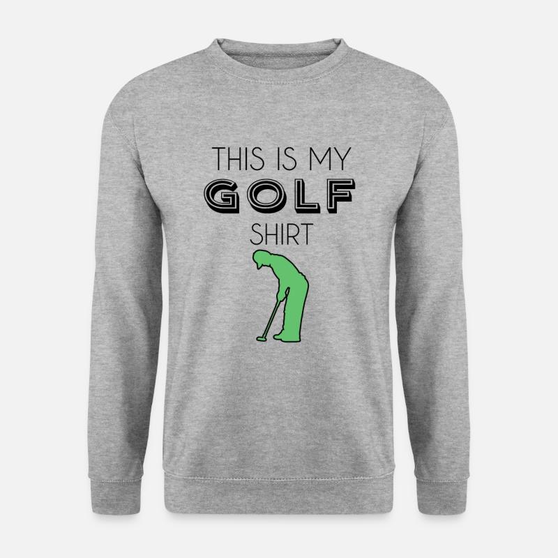 Golf shirt - Unisex Pullover - Weißgrau meliert