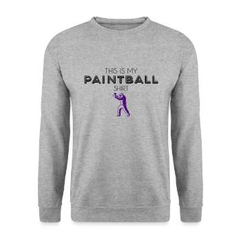 Chemise de paintball - Sweat-shirt Unisexe - gris chiné - Devant - Alina (178cm) & Michal (187cm)