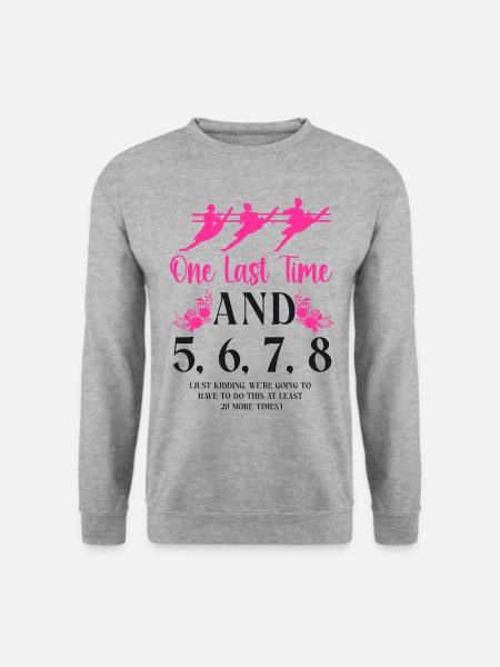 Ballet Dancer Dance Girl Ballerina - Unisex Pullover - Weißgrau meliert