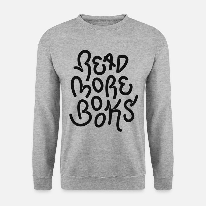 Read more books - Unisex Sweatshirt - salt & pepper