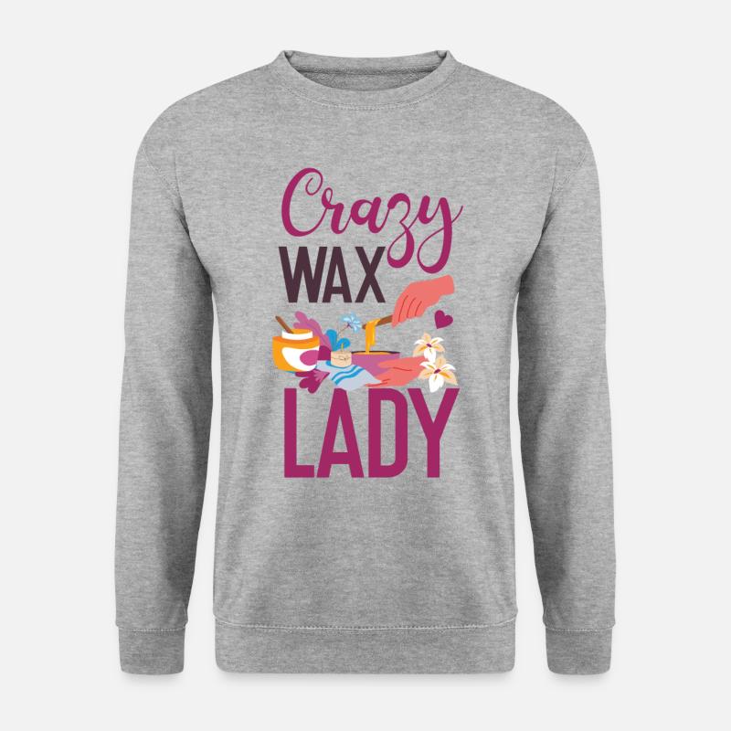 Cute Esthetician Skincare - Unisex Pullover - Weißgrau meliert