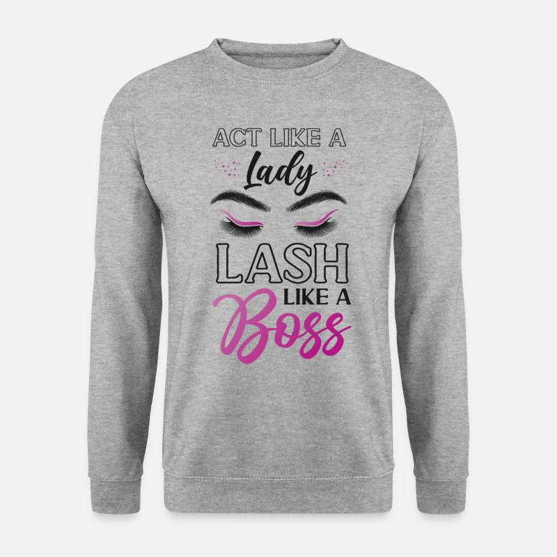 Esthetician Skincare Beautician - Unisex Pullover - Weißgrau meliert