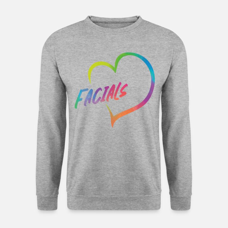 Cute Esthetician Skincare - Unisex Pullover - Weißgrau meliert