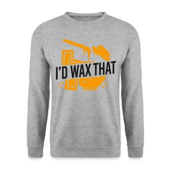 Cute Esthetician Skincare - Unisex Sweatshirt - salt & pepper - Front - Alina (178cm) & Michal (187cm)