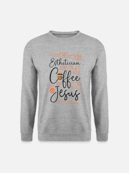 Esthetician Skincare Beautician - Unisex Pullover - Weißgrau meliert