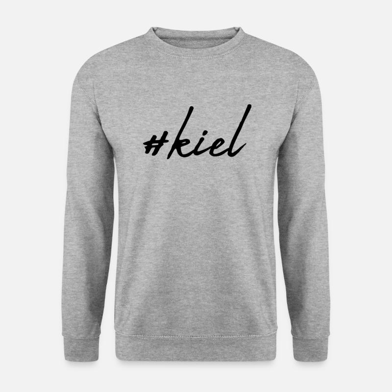 Kiel - Unisex Pullover - Weißgrau meliert