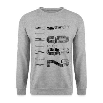 Vintage 1982 Special Edition Cadeau d’anniversaire - Sweat-shirt Unisexe - gris chiné - Devant - Alina (178cm) & Michal (187cm)