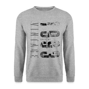 Vintage 1993 Special Edition Cadeau d’anniversaire - Sweat-shirt Unisexe - gris chiné - Devant - Alina (178cm) & Michal (187cm)