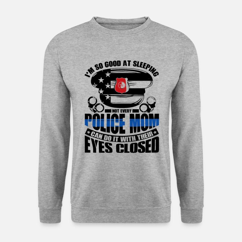 Polizei Polizist Polizeibeamte - Unisex Pullover - Weißgrau meliert