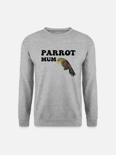 Perroquets Maman - Sweat-shirt Unisexe - gris chiné