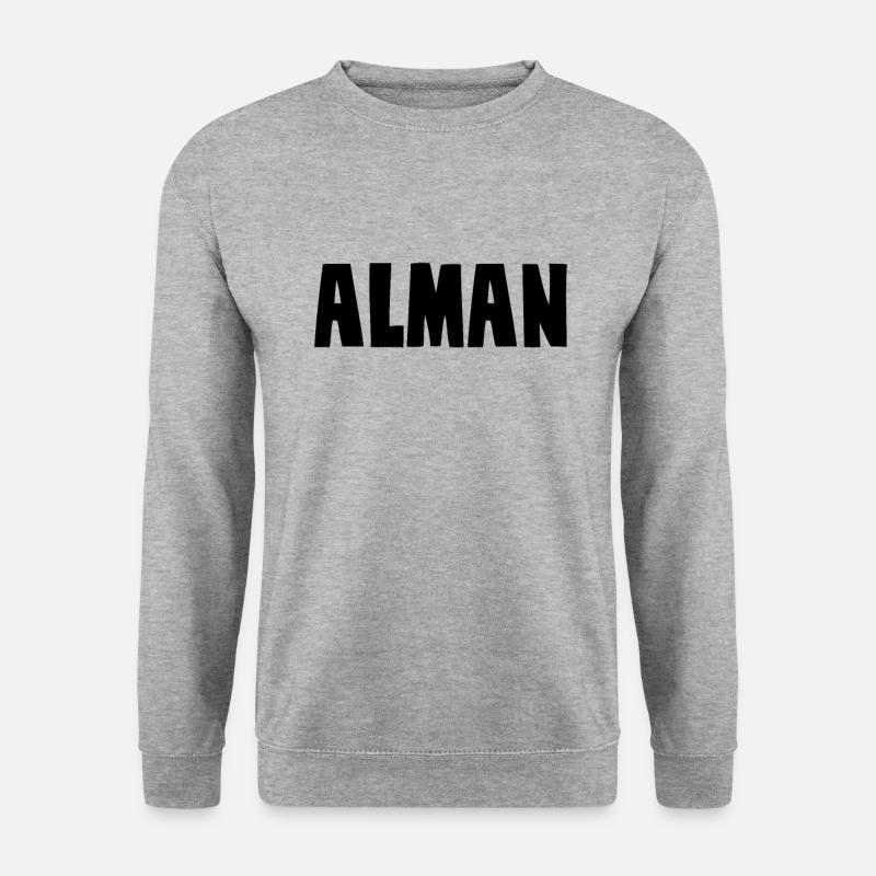 Alman Deutscher - Unisex Pullover - Weißgrau meliert