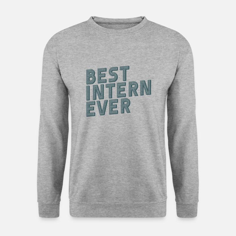 best intern - Unisex Sweatshirt - salt & pepper