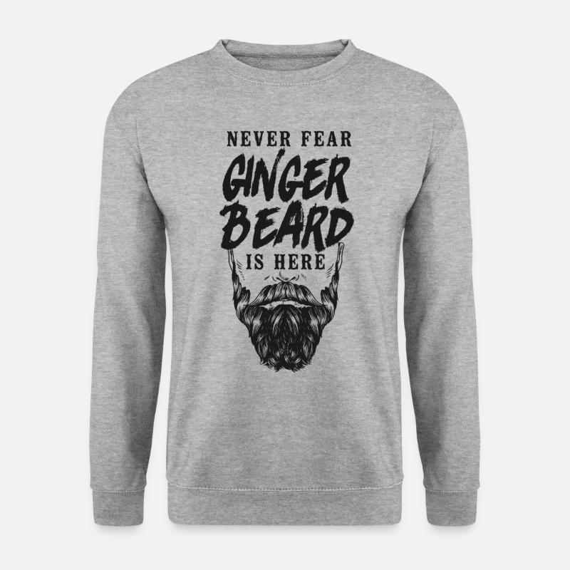 Beard Lover Bearded Man Ginger - Unisex Sweatshirt - salt & pepper