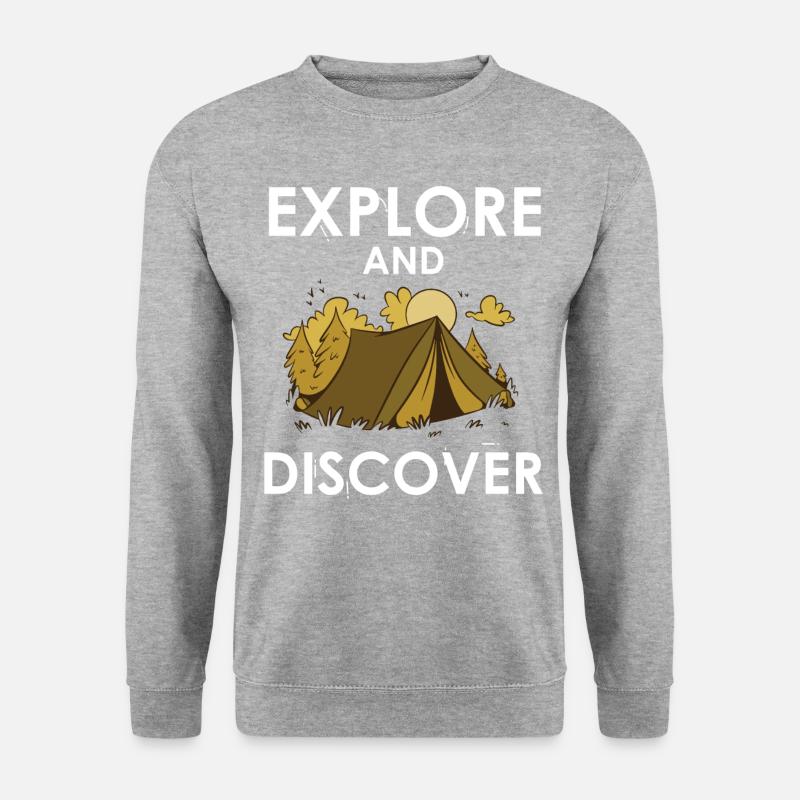 Explorez et découvrez - Sweat-shirt Unisexe - gris chiné