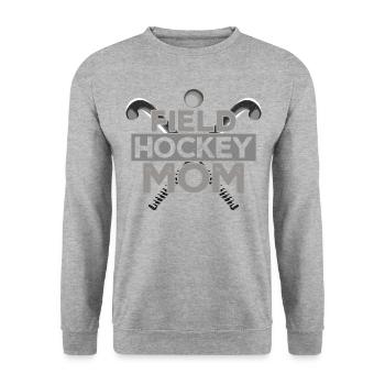 Hockey sur gazon Maman Hockey sur gazon Maman - Sweat-shirt Unisexe - gris chiné - Devant - Alina (178cm) & Michal (187cm)