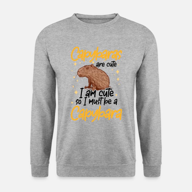 I'm a capybara capybara - Unisex Sweatshirt - salt & pepper