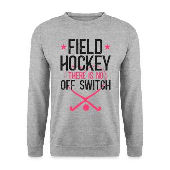 Field Hockey Field Hockey There Is - Unisex Sweatshirt - salt & pepper - Front - Alina (178cm) & Michal (187cm)