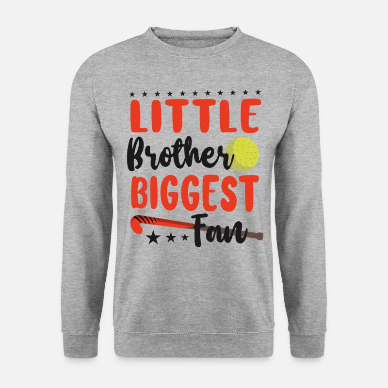 Field Hockey Little Brother - Unisex Pullover - Weißgrau meliert