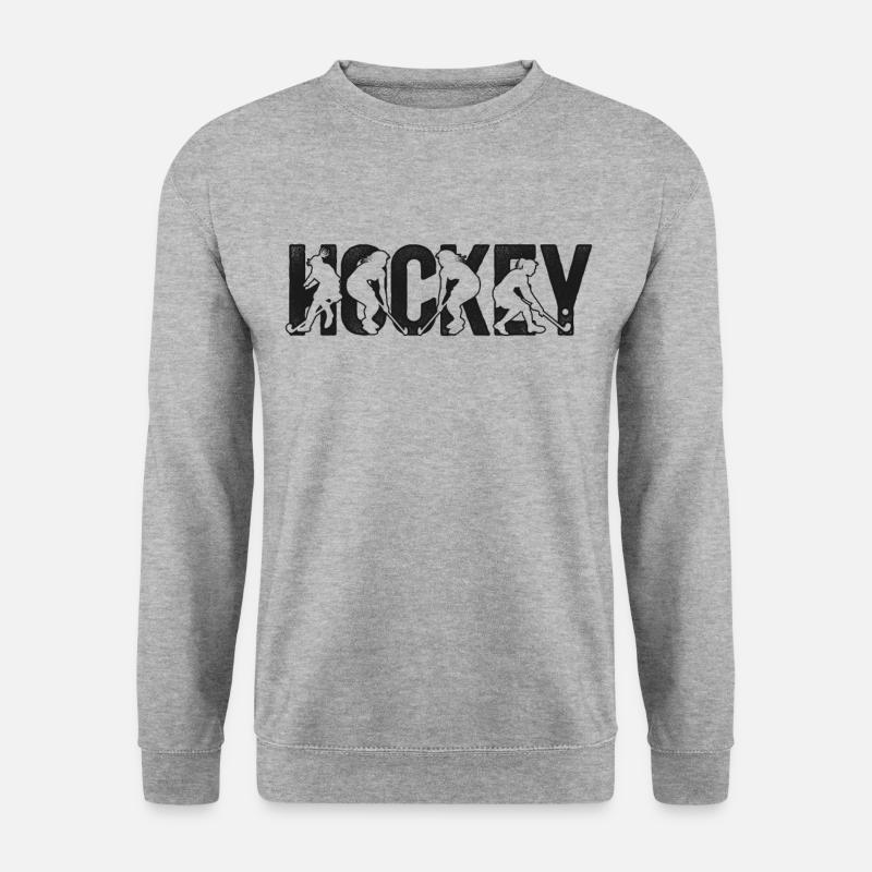Field Hockey Hockey - Unisex Pullover - Weißgrau meliert