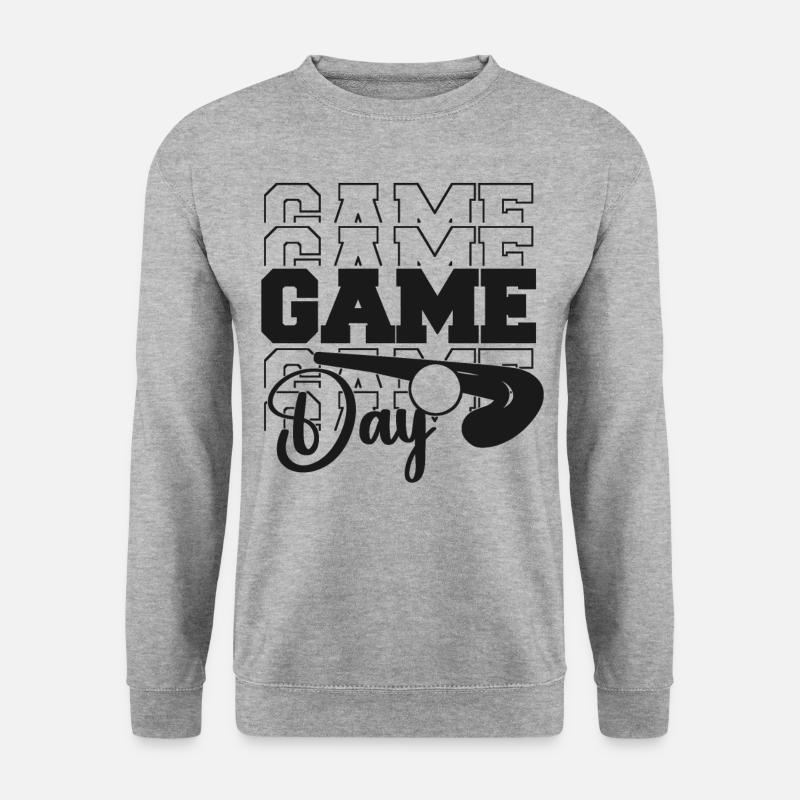 Field Hockey Game Day - Unisex Pullover - Weißgrau meliert