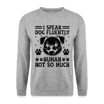Dog Trainer Dog Training Training Dogs Pet Care Pr - Unisex Sweatshirt - salt & pepper - Front - Alina (178cm) & Michal (187cm)