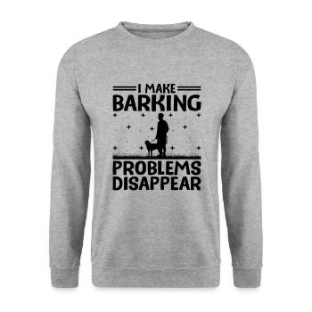 Dog Trainer Dog Training Training Dogs Pet Care Pr - Unisex Sweatshirt - salt & pepper - Front - Alina (178cm) & Michal (187cm)