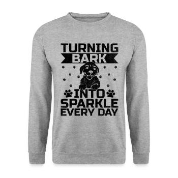 Dog Trainer Dog Training Training Dogs Pet Care Pr - Unisex Sweatshirt - salt & pepper - Front - Alina (178cm) & Michal (187cm)