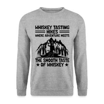 Randonnée Nature Alpinisme Trekking Randonnée en plein air - Sweat-shirt Unisexe - gris chiné - Devant - Alina (178cm) & Michal (187cm)
