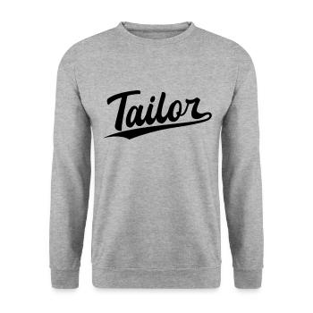 Retro Swoosh Job - Tailleur - Sweat-shirt Unisexe - gris chiné - Devant - Alina (178cm) & Michal (187cm)