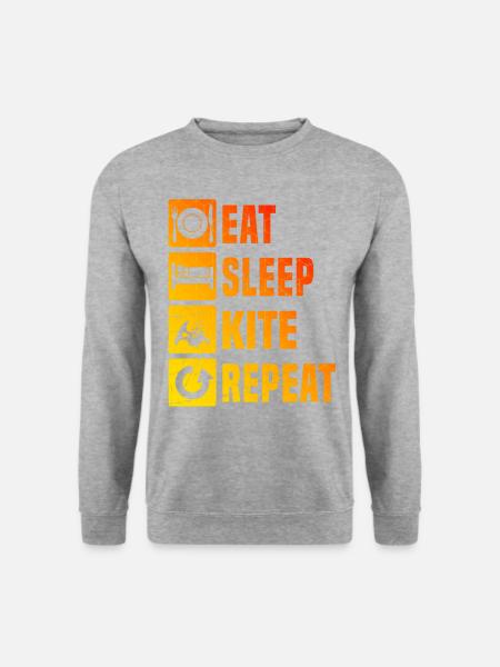 Kitesurf Kitesurf Kitesurf Homme Kitesurf - Sweat-shirt Unisexe - gris chiné