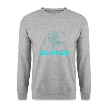 Galapagos Islands, ecuador Galapagos - Unisex Sweatshirt - salt & pepper - Front - Alina (178cm) & Michal (187cm)